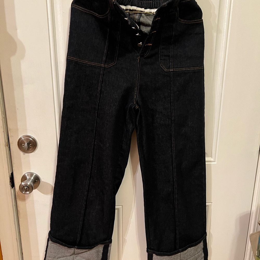 Stylish Black Denim Pants